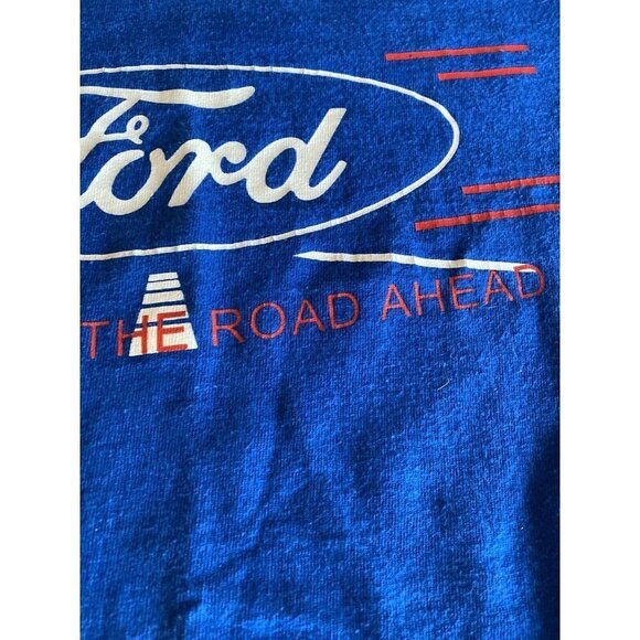 Ford Truck Blue Built for the Road Ahead T-Shirt Size Large - Picture 5 of 6